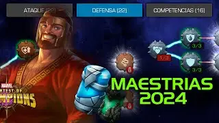 LAS MEJORES MAESTRIAS de MCOC | 3 EQUIPACIONES para BGs, ARENAS y MISIONES