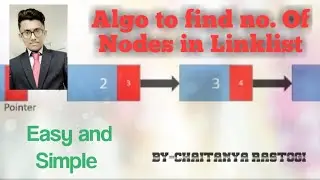 How to Write an algorithm to find no. Of NODES present in LINKLIST. || Data structure || IT.