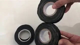 cotton black insulation tape
