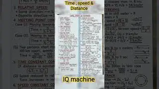 Time , Speed and Distance #nvs #viral #education #upsc #khansir #gk #viralupdate #latestupdates