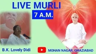TODAY MURLI LIVE 14-01-26 WEDNESDAY #BRAHMAKUMARIS MOHAN NAGAR & RAJ NAGAR EXT. GHAZIABAD #OM SHANTI