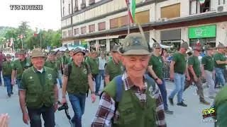 Lecco - Il Coro Grigna di ritorno dall'Adunata Nazionale di Vicenza