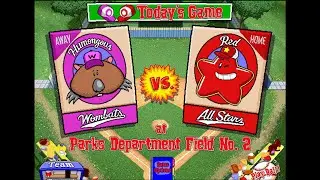 Backyard Baseball '97 Game Highlights: Humongous Wombats AT Red All-Stars