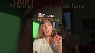 5 CHOSES QUE LES PROFS N&rsquo;ONT PAS LE DROIT DE FAIRE 👁👄👁