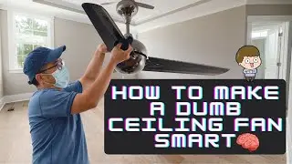 How To Make a Dumb Ceiling Fan Smart | Work with Alexa ☢💨