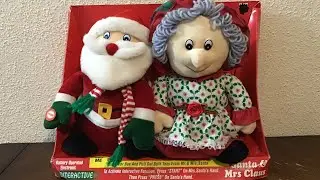 Rare Kmart Interactive Santa & Mrs Claus