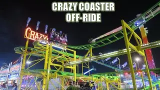 Crazy Coaster Off-Ride Footage, Ray Cammack Shows Zamperla Crazy Mouse | Non-Copyright