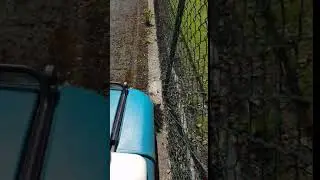Tennant sweeper edge cleaning tennis court video 2
