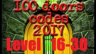 100 Doors 2018 Code Walkthrough - Level 16 - 30