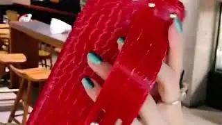 Crocodile Skin Diamond Gem Case For iPhone