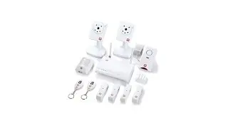 Wireless Home Security System w/4 Door Sensors