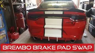 How to change brembo brake pads on Charger Hellcat