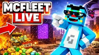 🔴MINECRAFT LIVE || MCFLEET SEASON 2 || join fast #mcfleet #minrcraft