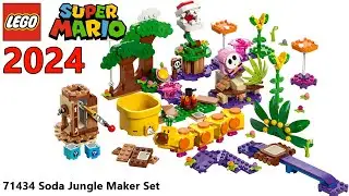 2024 Soda Jungle Maker Set | 71434 | LEGO Super Mario Instructions #lego #mario #luigi #peach