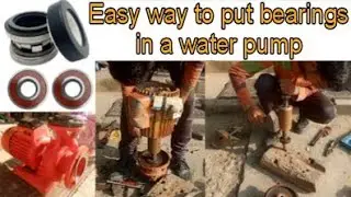 How to insert bearings inside a monoblock/How do you put bearings in a water motor? Bering kese dale