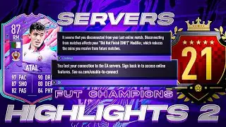 EA SERVERS! 🤬 TOP 200 FUT CHAMPIONS HIGHLIGHTS! PART 2 - FIFA 21 Ultimate Team