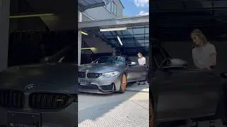 BMW M4 GTS💥このホイールのカラーはアリ？ナシ？　#bmw #m4gts #スポーツカー女子