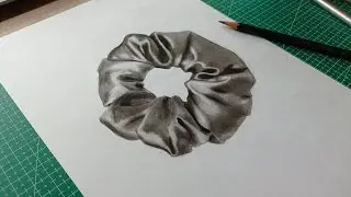 Drawing a Scrunchie | Timelapse 
