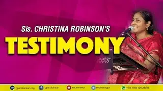 Sis. Christina Robinson's TESTIMONY