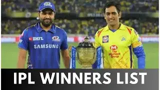 IPL Winners List 2008 to 2022 #ipl #cricket #india
