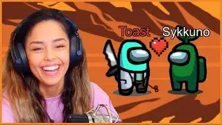 Disguised Toast simping for Sykkuno?.. Among Us ft OfflineTV and friends