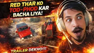 RED THAR SANK IN MUD&hellip; Tractor Rescue in SnowRunner! 😱🔥