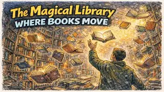 Learn English Through Stories Listening and Practice  level 2 \ The magical library where books move