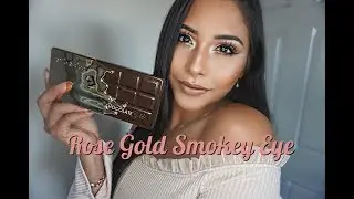 Rose Gold Smokey Eye- Too Faced Chocolate Gold Palette| Sandra Cuevas