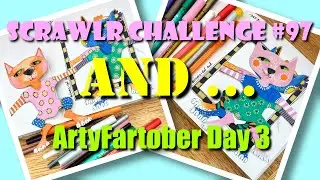 Combining ScrawlrBox #97 and ArtyFartober day 3