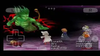 Cloud of darkness - final fantasy 3 remake final boss battle 