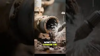 This Tool Can Crush Cement Inside Pipes! | The Future of Drain Cleaning 🔧💥