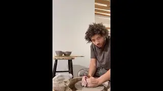 Pottery Wheel Throwing session - Live style (2hours)