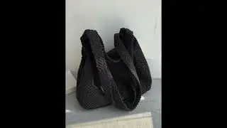 Crochet black handbag ideas #viral #fyp 