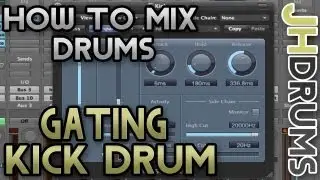 Gating Kick Drum - How To Mix Drums (Part 12)  | by JHDrums