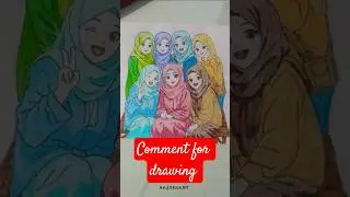 Best friends drawing for subscribers | HAZEENART #art #drawing #trending