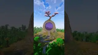 Minecraft: Simple Nether Portal Design! | Timelapse | Tutorial | #builds #minecraft #shorts