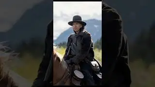 Michael Greyeyes with Gillian Anderson in The Abandons