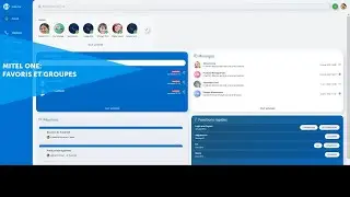 Mitel One: Favoris et Groupes: MiVoice Office 400