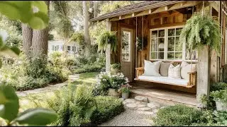 Country Backyard Garden Ideas with Rustic Farmhouse Style