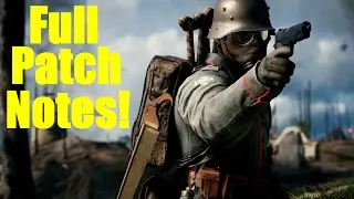 Battlefield 1 Winter Update Details - Full Patch Notes (BF1 NEW UPDATE!)