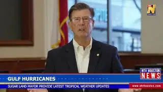Sugar Land Mayor Joe Zimmerman provide the latest tropical weather updates