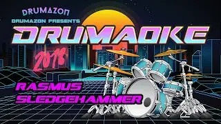 DRUMAZON DRUMAOKE FEAT. RASMUS PLAYING SLEDGEHAMMER @ THE UK DRUM SHOW 2018
