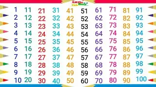 1 to 100 Numbers in English | one two three Numbers | Counting for nursery classes students 