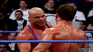 Kurt Angle vs Chris Benoit SmackDown! 2/6/2003 Highlights