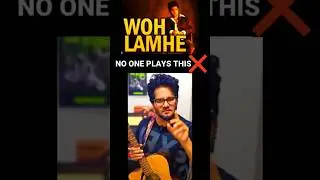 NOBODY❌ Plays THIS DROP🔥🎸Woh Lamhe#guitar #atifaslam #guitarist #acoustic #bollywoodsongs #funny