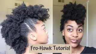 Fro-hawk Tutorial On Natural Hair | Natural Hair Tutorial | CreativeCala