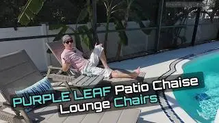 PURPLE LEAF Patio Chaise Lounge Chair &ndash; Quick Relax & Poolside Comfort Review