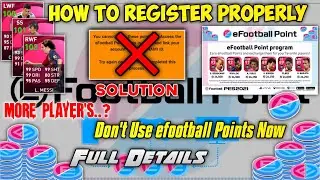 eFootball Season Program Full Details🤔! | How To Register In? | Upcoming efootball Points | Pes 2021