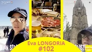 Eva Longoria in San Sebastian (Spain) - snapchat - april 9 2017