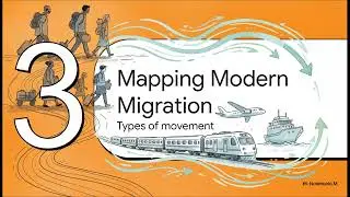 Migration, Why People Move? Types, Impact, Brain Drain - Geography Chapter 3, ICSE Class 8